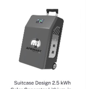 Suitcase Design 2.5 kWh Solar Generator Lithium-ion Battery Pack Outdoor Emergency Portable Power Station With UPS Function (Model: H094)