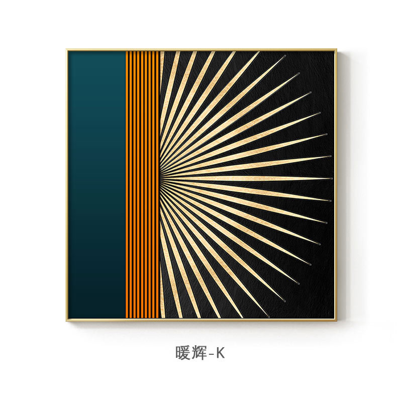 Modern light luxury living room sofa background wall decoration painting