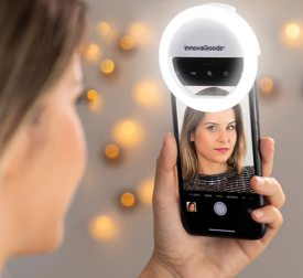 GlowClip Selfie Ring Light 38g - White