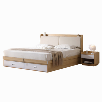 Modern 1.5m bed With Drawer    Modern Bedroom Furniture Storage Bed 2210-1# 1.5m