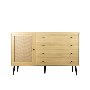 Simple Modern Finish Sideboard with Multiple Drawers  J-RF-008