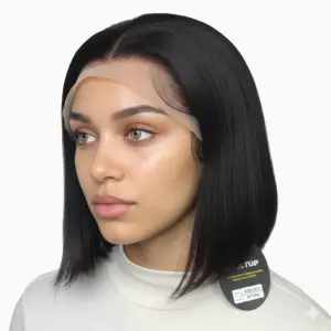 8" 5x5 Lace Natural real hair wig  NEWTOP BOBO STW