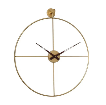 Luxury Nordic creative wall clock For Living Room 2044-G ,60*64CM BF