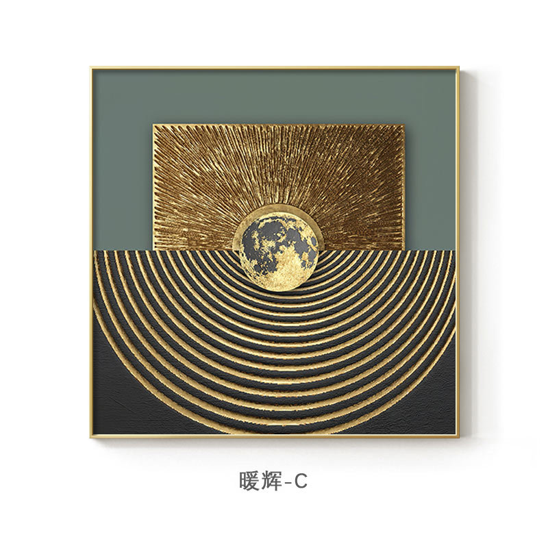 Modern light luxury living room sofa background wall decoration painting