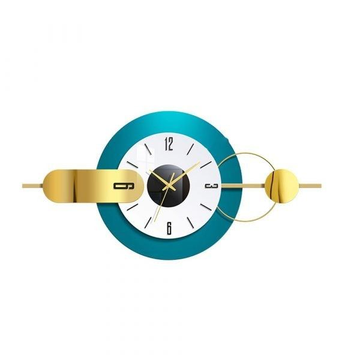 Modern Luxurious Fashionable Iron Wall Decoration Clock 8180A, 80*40cm BF
