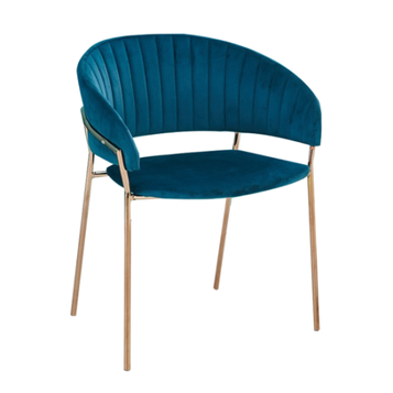 Iron art small round table sofa B-01BLUE BF