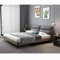 Modern 1.5m bed  and two bedside   Modern Bedroom Furniture Storage 839#