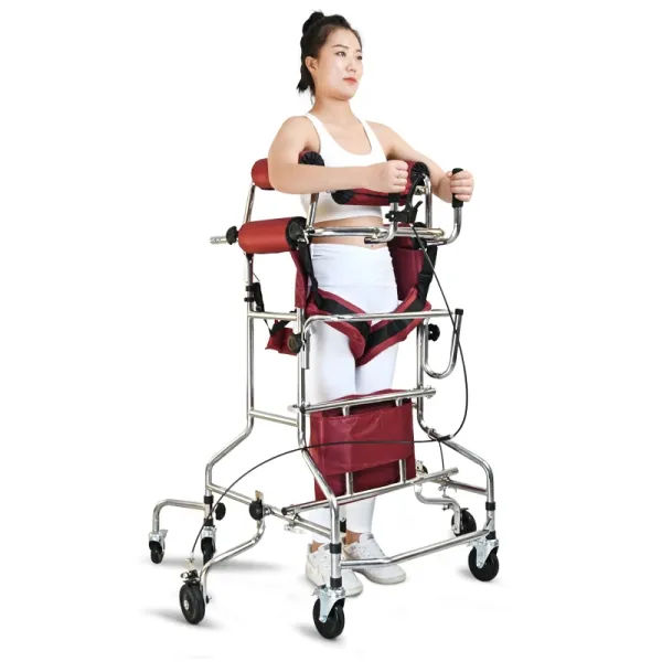 Walking Aid For Elderly Stroke Hemiplegia With Eight Wheels Rehabilitation Training Equipment