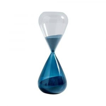 Blue Glass Table Hourglass 30 Minutes 20165562