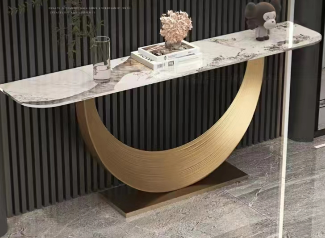 Entrance Nordic Console Marble Table