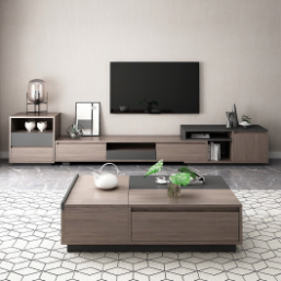 Modern luxurious lounge set- tv stand and coffee table