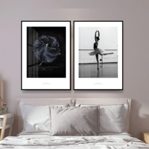 Sunset Sails Art 150cm abstract hanging painting, L150CM (100*42+104*32cm)BLK Flame BF