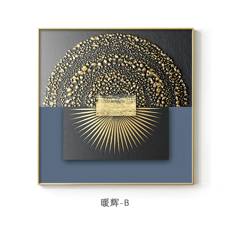Modern light luxury living room sofa background wall decoration painting