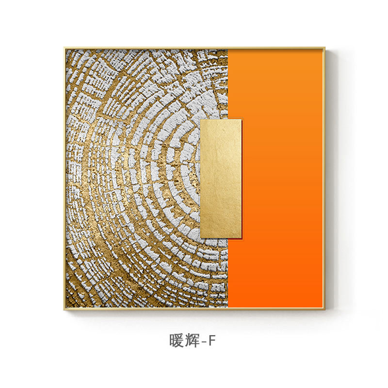 Modern light luxury living room sofa background wall decoration painting