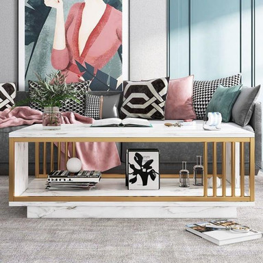 Living room household non-marble coffee table light luxury simple tea table