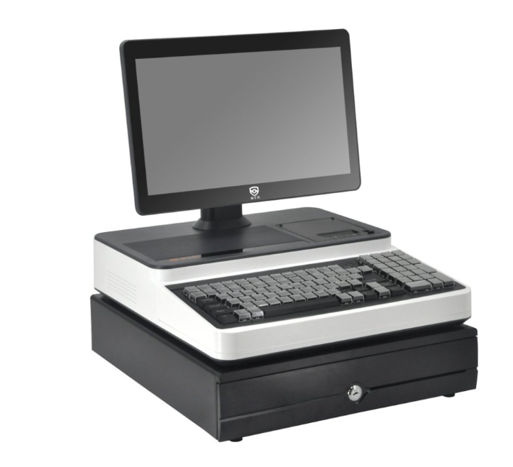 PSJ1000 15.6″ All-in-One POS Terminal System (Single-Screen with Cash Drawer)
