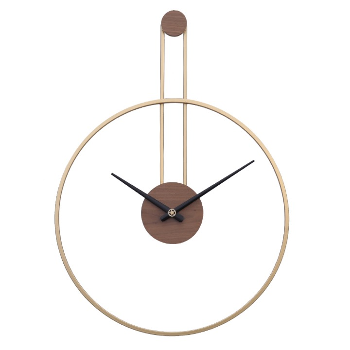 Luxury Nordic creative Iron wall silence clock 121-60 60cm BF