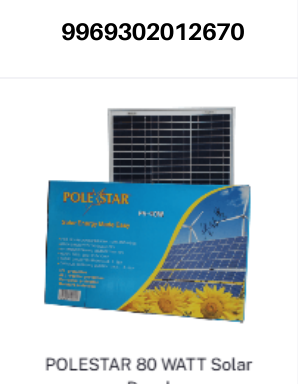 POLESTAR 30 WATT Solar Panel