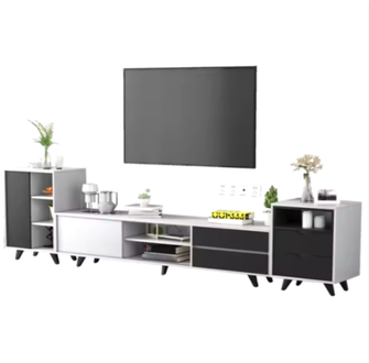 Modern Furniture Combo: TV Stand, Nightstand, Side Table, and Coffee Table